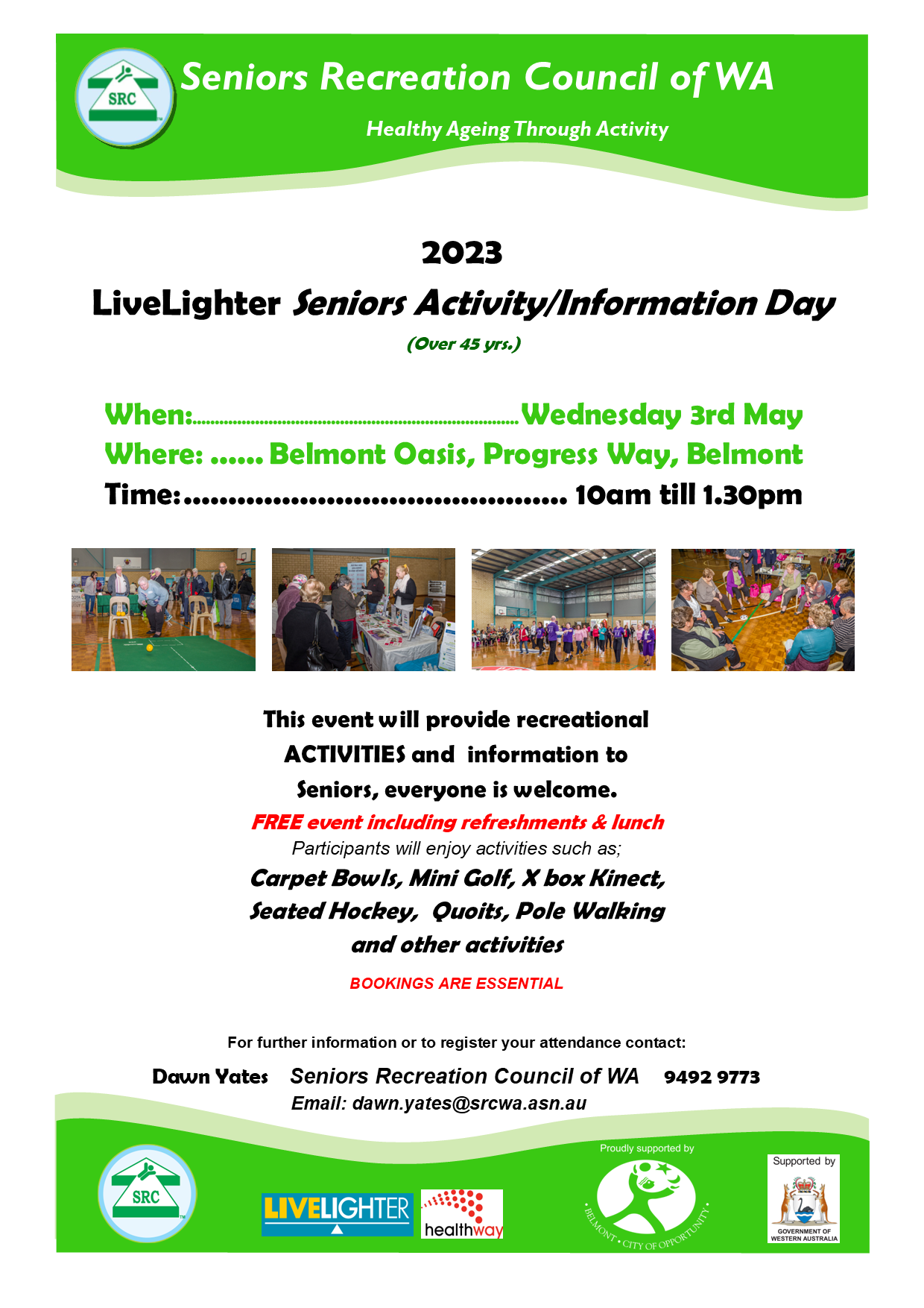 LiveLighter Seniors Activity/Information Day Belmont LiveLighter Seniors Activity/Information Day Belmont