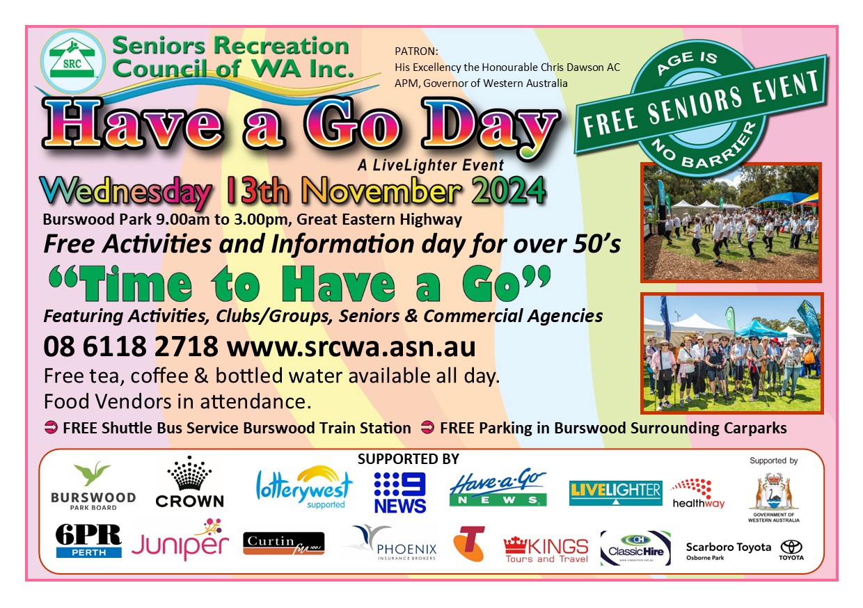 Have a Go Day 2024 a LiveLighter Event  Lists of Activities Now Available